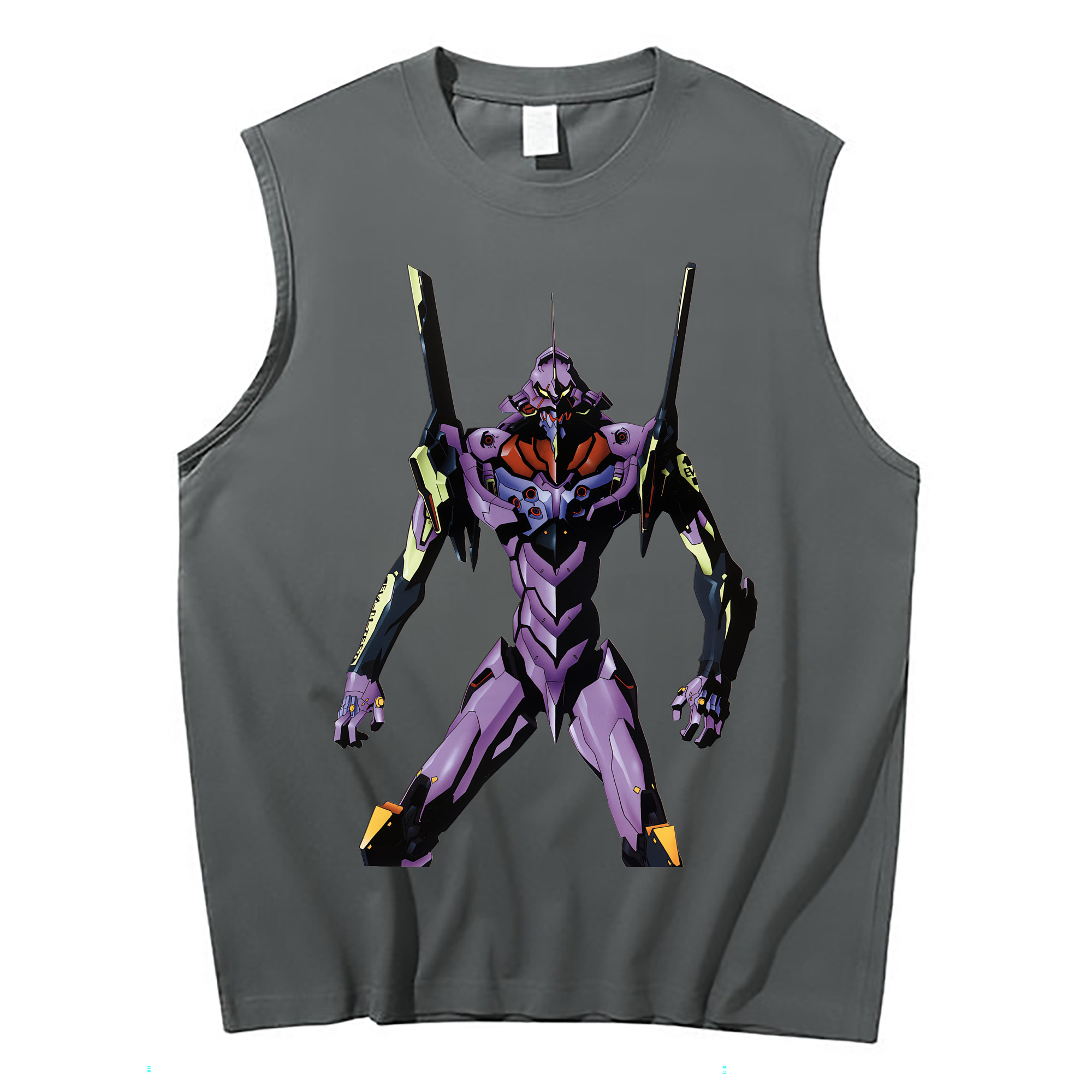 （画像用） EVA 新世紀エヴァンゲリオン コットン100％タンクトップ（フロントプリント）